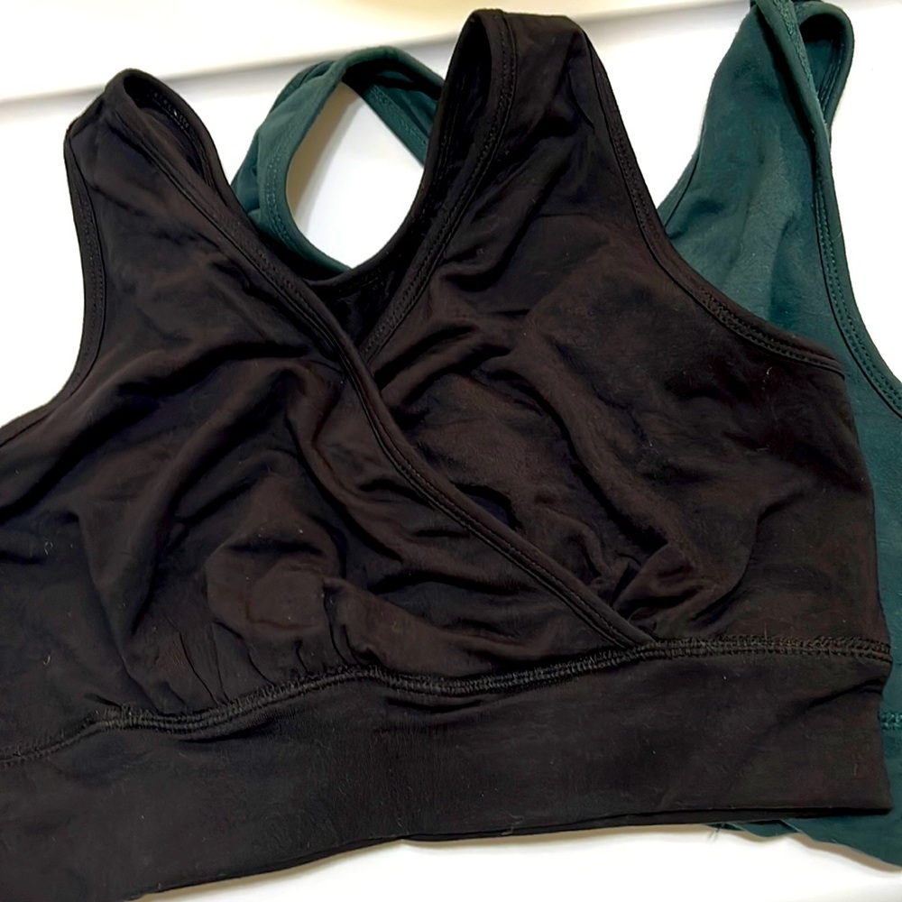 Two French Terry Nursing Bras